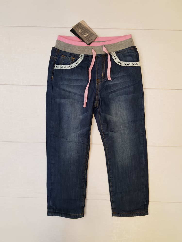 شلوار جینز دخترانه داخل خز دار  402896